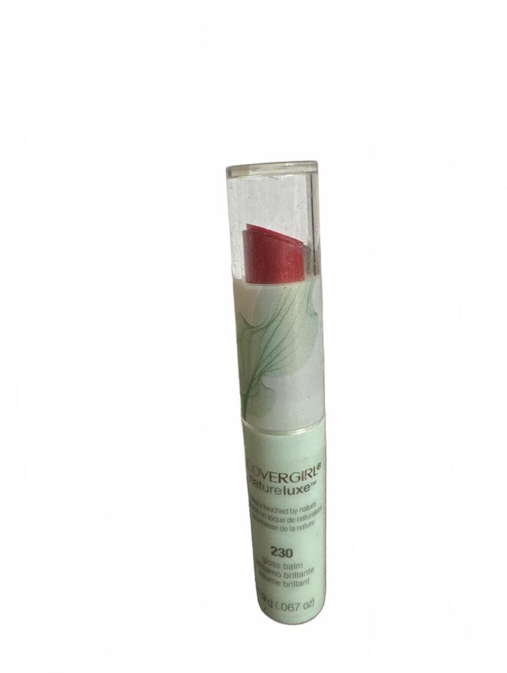 2 PACK CoverGirl Natureluxe LIP GLOSS BALM Luxury Touched By Nature 230 Coral